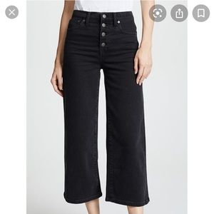 Madewell Wide Leg Crop sz 27